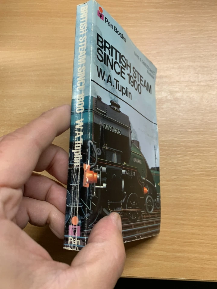 1971 "BRITISH STEAM SINCE 1900" TRAINS RAILWAY PAPERBACK BOOK (P2) - Image 2 of 4