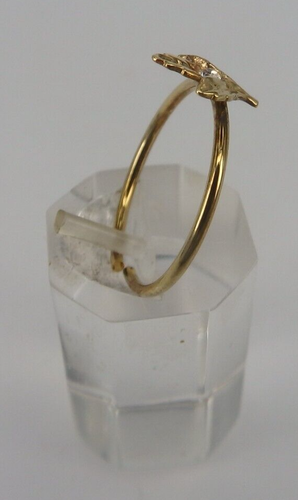 Neugablonz Dieter Knobloch: Damenring Blatt Stil 1920er Jahre Diamant (102737) - Picture 4 of 5