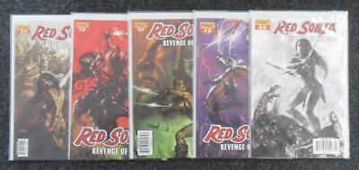 Red Sonja -Revenge Of The Gods Nr. 1-5 - Dynamite Entertainment USA - Z. 1