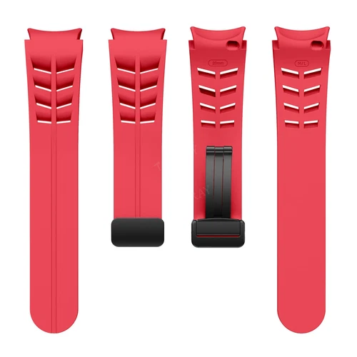 Magnetic Buckle Breathable Silicone Band for Samsung Galaxy Watch 7 6 5 4 Bands - Picture 65 of 115
