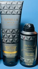 *NEW* MEN'S ~ VANILLA NOIR ~ 2PC GIFT SET ~ Bath & Body Works ~ SHIPS FREE!