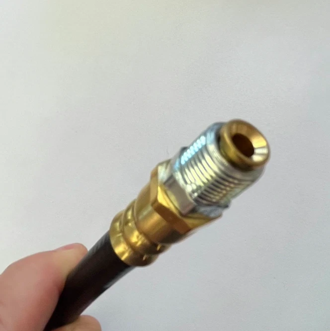 1932-1935 DeSoto Plymouth Chrysler Dodge Fuel Line To Fuel Pump Flex Tube 388576 - Image 3 of 4