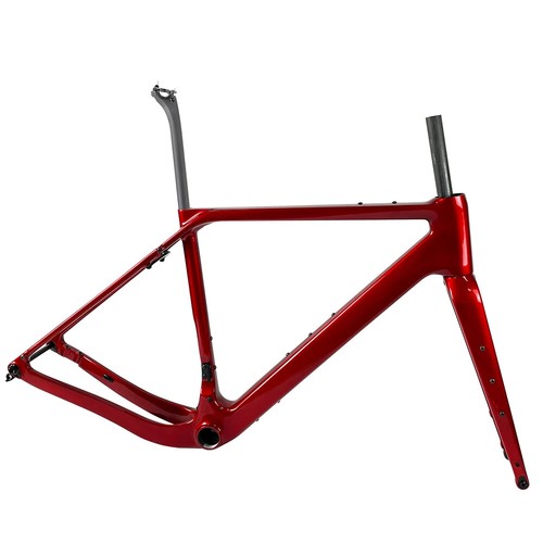 Carbon Gravel bike Frame 700*50C Internal Cable Routing Road Bike Frameset - Picture 25 of 45