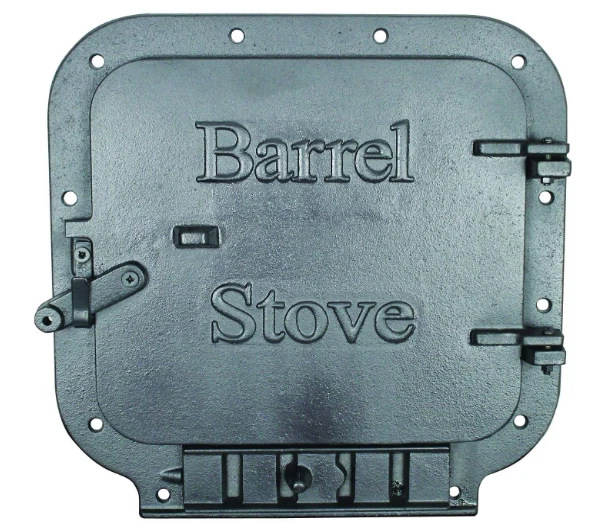Barrel Stove Kits Parts Door Kit Handle Legs Feet Wood Burning Fire Cast  Iron | eBay