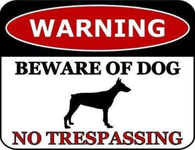 beware of doberman
