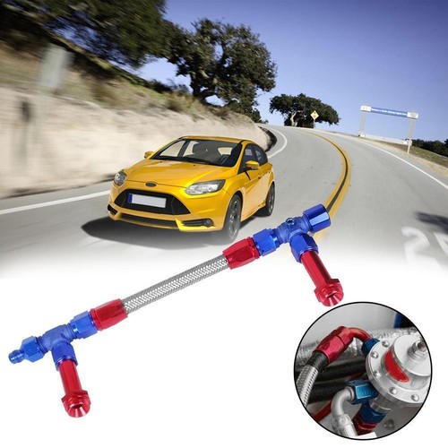 8 AN Dual Feed Carb Fuel Line Kit Dual Fuel Inlet Kit for Holley 4150