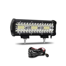 LED Light Bar Spot Flood Combo Beam 12V 24V Offroad Driving Lights 9 inch 180W