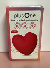 plus One Heart Throb Air Pulsing Vibrator Waterproof USB Rechargeable