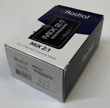 Radial Mix 2:1 2-channel Passive Mixer - Stereo to Mono