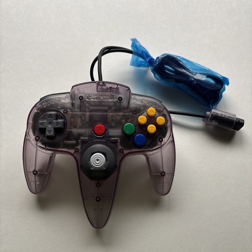 Neuwertiger Atomic Purple Controller Nintendo 64 N64 Original OEM Clear Funtastic - Bild 1 von 12