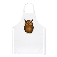 Braune Eule Cartoon Koch SchüRze Vogel Watcher Tiere Mutter Tag Adler Gift BBQ