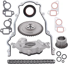 M295 High Volume Oil Pump Kit Timing Chain and Gaskets Balancer Bolt Set for Ava