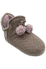 MUK LUKS Women's Arina Bootie Slippers Purple/Taupe