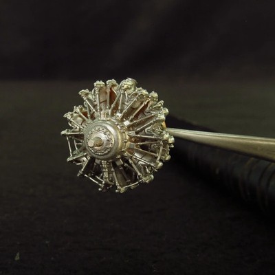 1/48 Gnome-Rhone 14M Radial Engine 3D Printed Set Universal MDR48275