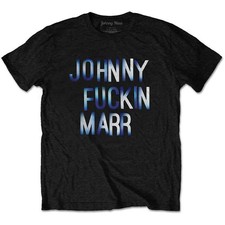 Johnny Marr T Shirt JFM Logo new Official Mens Black