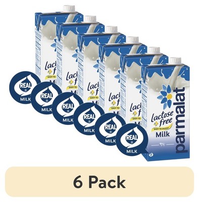 NEW TREND (6 pack) Parmalat Lactose Free 2% Reduced Fat Milk, 32 fl oz