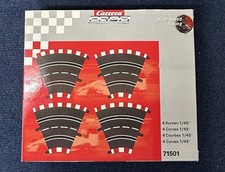 Carrera Profi Kurven 1/45° 71501 – 4x Original Schienen – TOP Zustand