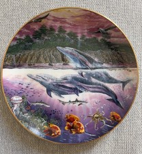 Danbury Mint California Spirits Dolphin Collector Plate Porcelain