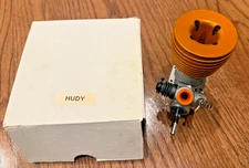 Rare Hudy FX Prototype RB Concept .21 5 Port Buggy Engine Gold Head 5 Port