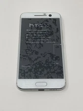 HTC 10 32GB Unlocked GSM 2PS6500 Glacier Silver Very Good