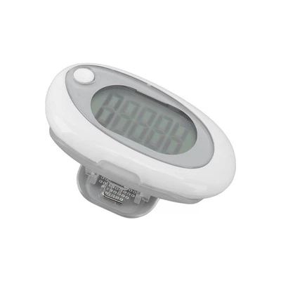 3D Pedometer Simple Step Counter With Clip Lanyard Accurate Quiet Compact St SET - Bild 1 von 4