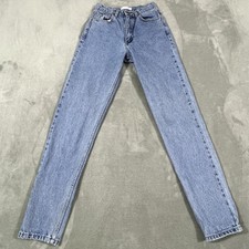 American Apparel High-Waisted Denim Jeans Waist 27 Classic Preppy
