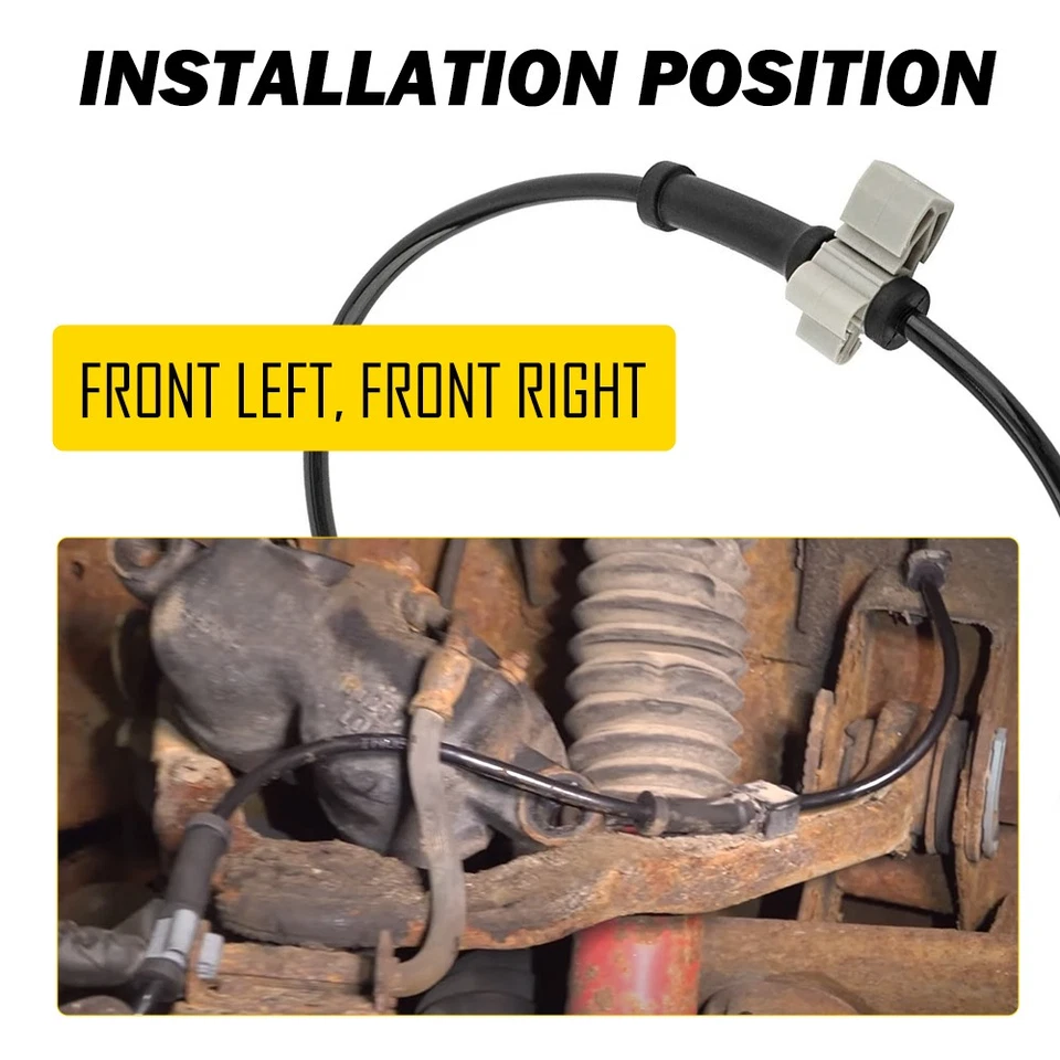 Sensor de velocidad de rueda ABS delantero L/R 2 piezas para GMC Yukon XL 1500 2001-2006 5,3 L 6,0 L Foto 4 de 4