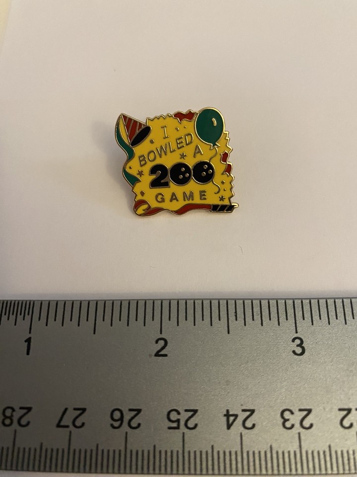I Bowled A 200 Game Lapel Pin P180 | eBay