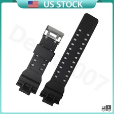 Fits For Casio G-Shock G-8900 GA-100 GA-110 GAC110 Black Watch Band Strap