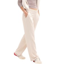 99 Athleta Seasoft Mid Rise Straight Pant in Bone Small