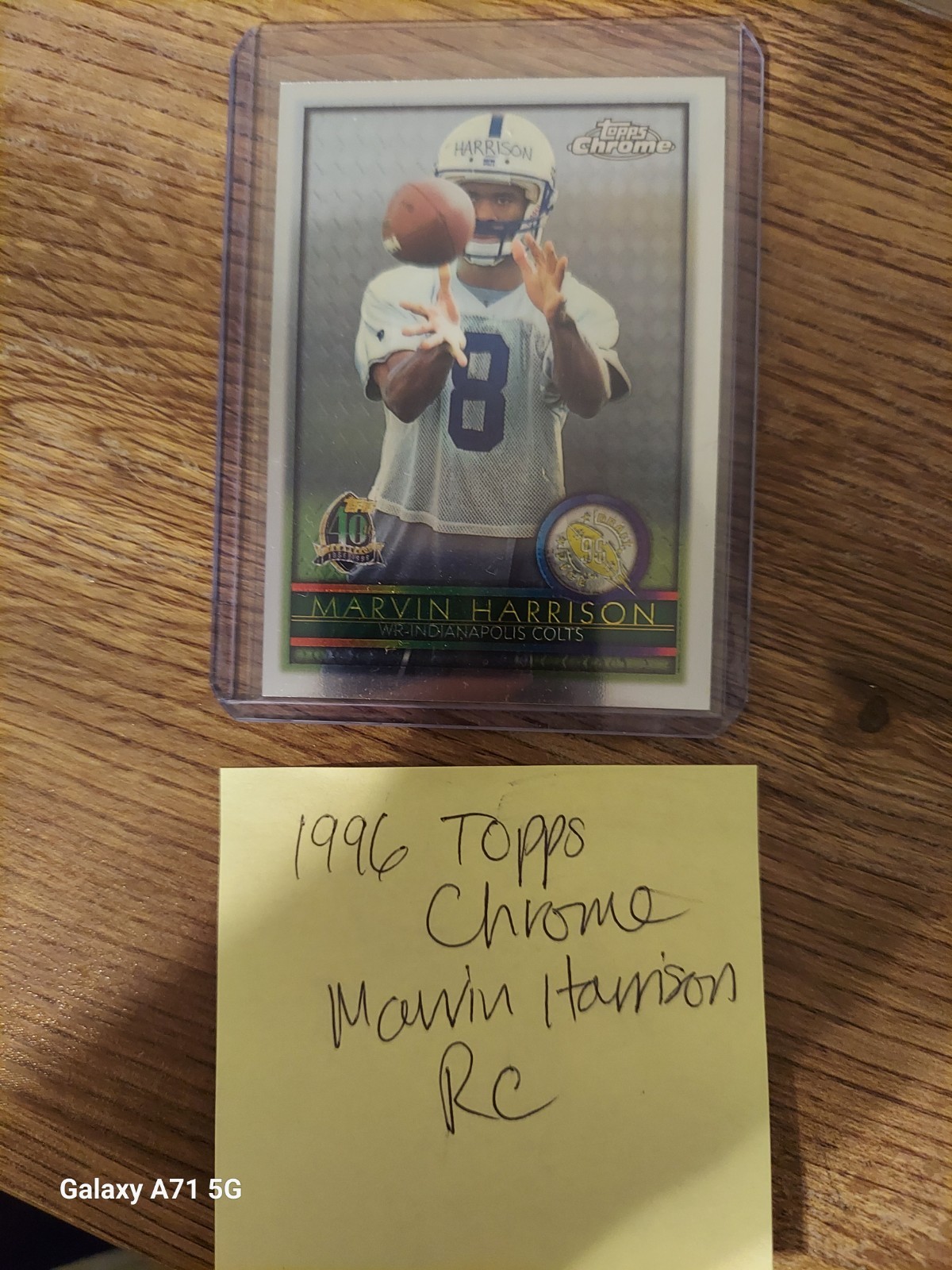 1996 Topps Chrome - Marvin Harrison #156 (RC)