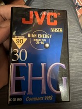 Lot 2 JVC VHS-C Compact 90 Minute Video Cassette Tape TC 30 EHG High Energy New