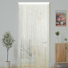 Beaded Curtain Door String Curtains for Doorways Tassels Beads Hanging Fringe Hi