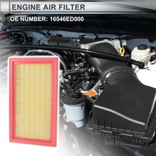Filtro aria motore auto n.16546ED000 per Nissan Versa 1.6L 1.8L 2007-2012 1 pz