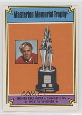 1974-75 O-Pee-Chee Henri Richard #243 HOF 0da0