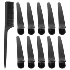 Duckbill Hair Clips for Hairdressing 13pcs Styling Tool with Comb