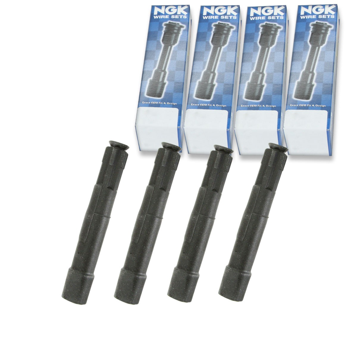 4 pc NGK 58937 CPB-EU006 Ignition Coil Boots for SPP57E SPP57 SPB121 702462 ts