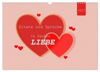 "Calendar 2027 · US Version · Quotes And Sayings In Love (Wall Calendar 2027 17\""