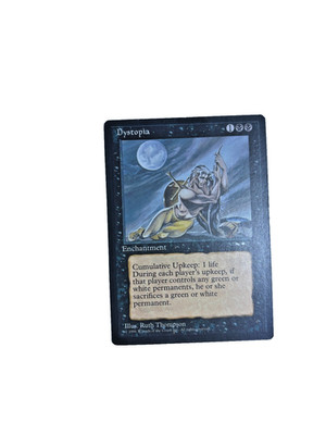 Dystopia Alliance, MTG, NM, Enchantment, Black, Great Commander card, R, Vintage