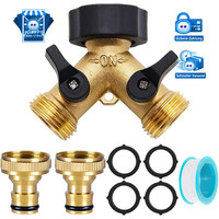 Y-Verteiler 3/4 Zoll FüR Wasseranschluss, Gartenschlauch, SpüLmaschine
