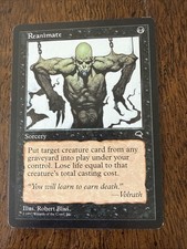 Reanimate Tempest Mtg Magic the Gathering Black M/HP