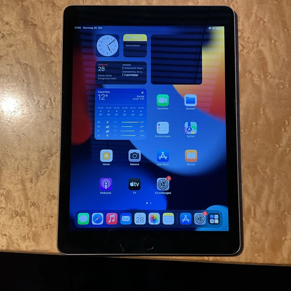 Apple iPad Air 2 64GB, WLAN, 24,64 cm, (9,7 Zoll) - Spacegrau