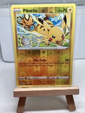 Carta Pokemon TCG Pikachu 049/195 Spada e Scudo Argento Temptest Reverse Holo NM 