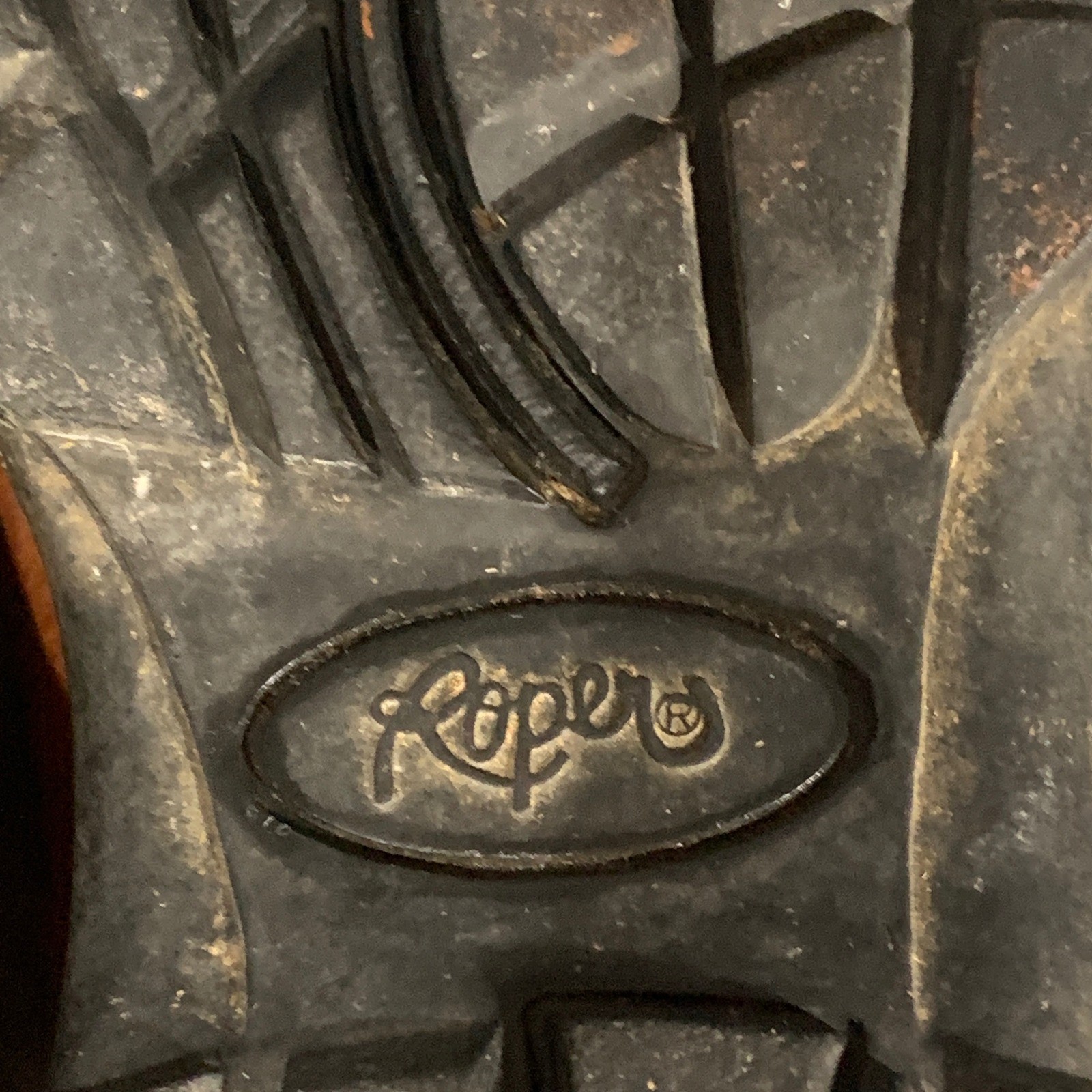 Roper Performance Mens Size 8.5 Ostrich Print Lea… - image 8