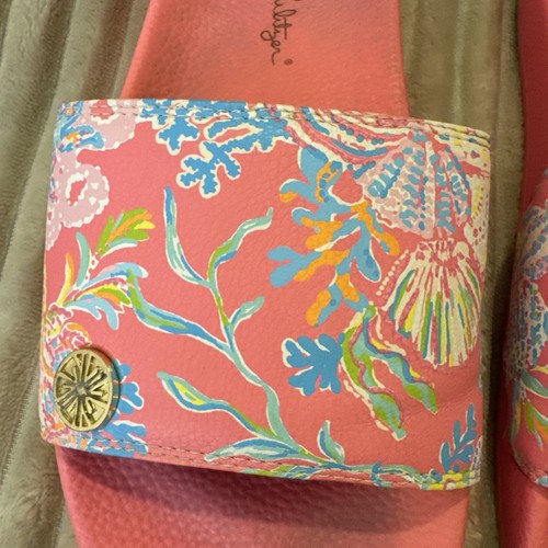 Lilly Pulitzer Womens Pink Size 9 Slides - Picture 6 of 13