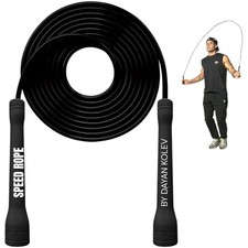 Ergonomic Speed Jump Rope - Adjustable Length  Tangle-Free for Ultimate Agility