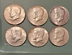 1969 Kennedy Half Dollars. 40% Silver. 1 Coin from a lot of 6.
