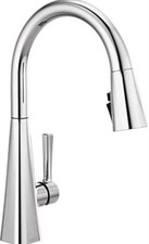NEW Delta 19802Z-CZ-DST Lenta Pull Down Kitchen Faucet Chrome