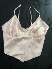 cami top with delicate lace trim