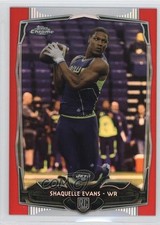 2014 Topps Chrome Red Refractor 10/25 Shaquelle Evans #132 1g5